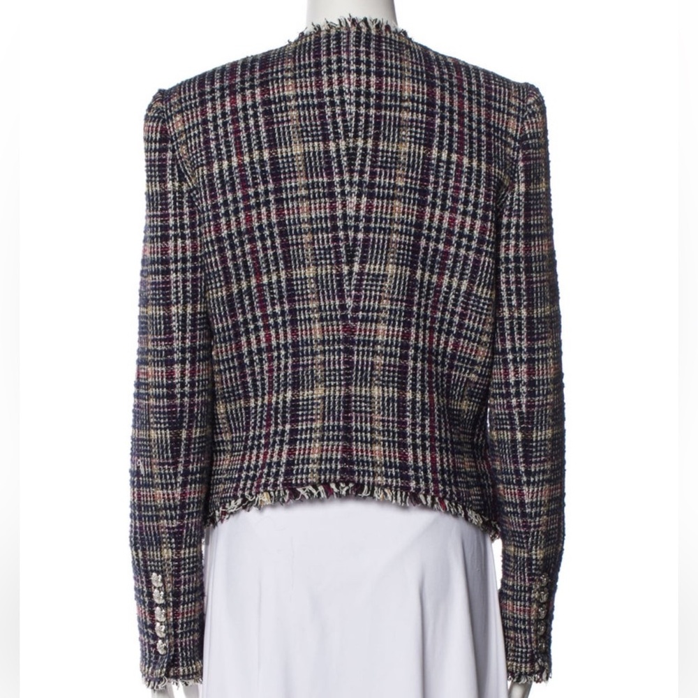 Veronica Beard Metallic Navy Tweed Jerry Jacket NWOT - Picture 9 of 11
